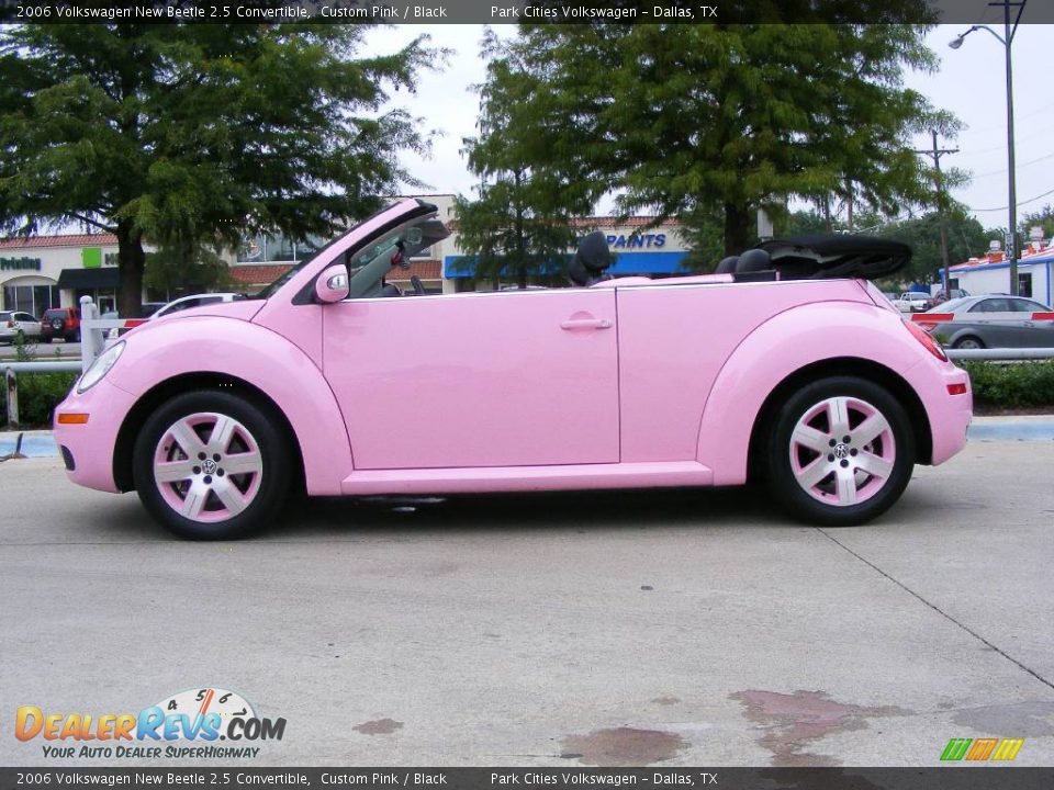 2006 Volkswagen New Beetle 2.5 Convertible Custom Pink / Black Photo #4