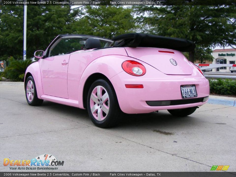 2006 Volkswagen New Beetle 2.5 Convertible Custom Pink / Black Photo #5