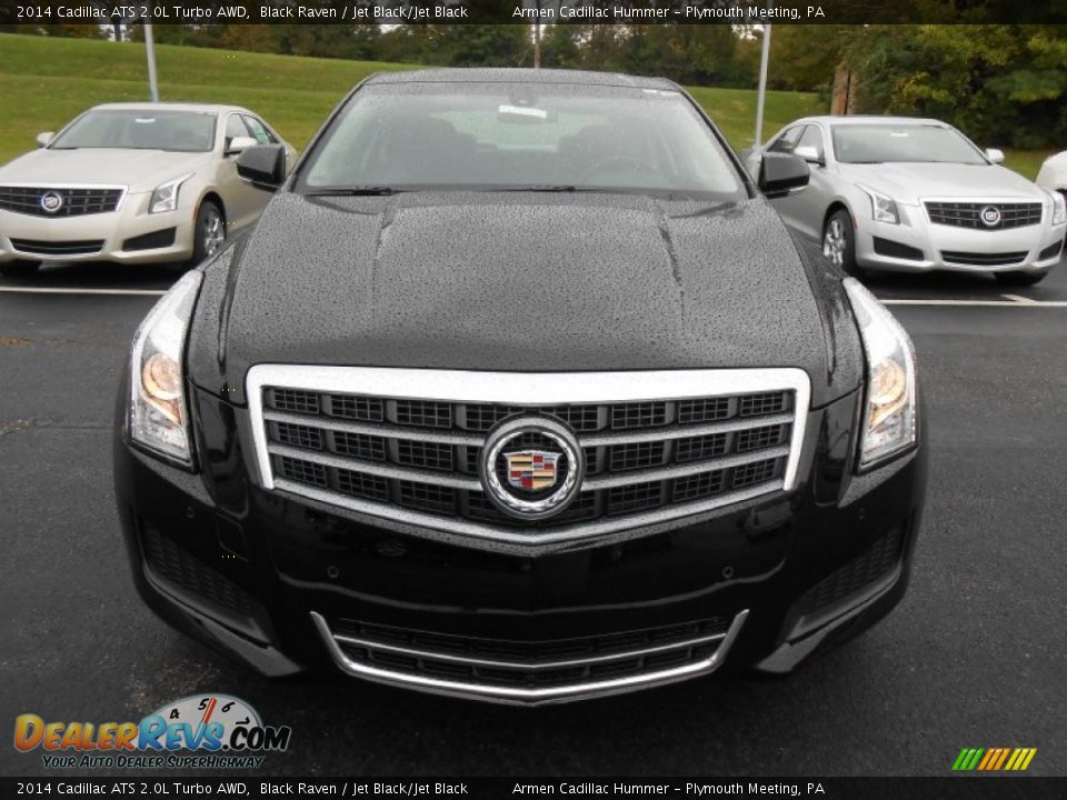 2014 Cadillac ATS 2.0L Turbo AWD Black Raven / Jet Black/Jet Black Photo #2