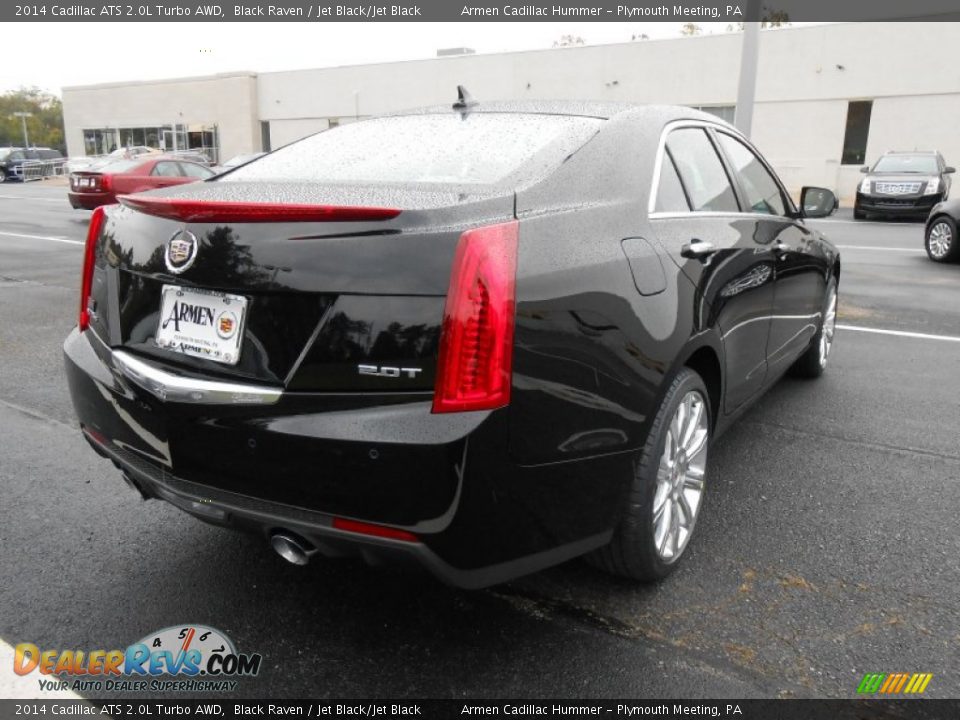 2014 Cadillac ATS 2.0L Turbo AWD Black Raven / Jet Black/Jet Black Photo #5