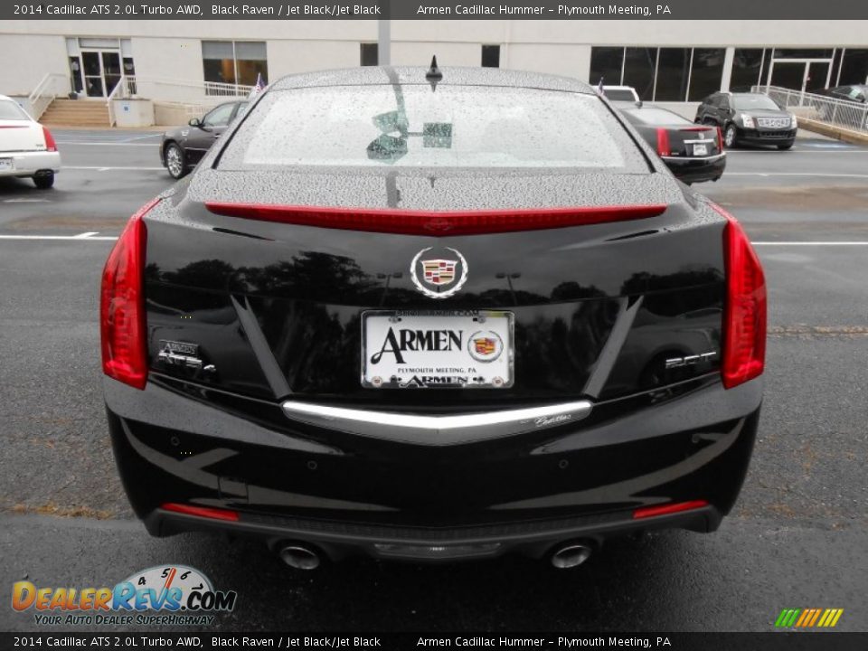 2014 Cadillac ATS 2.0L Turbo AWD Black Raven / Jet Black/Jet Black Photo #6