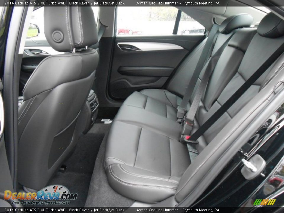 2014 Cadillac ATS 2.0L Turbo AWD Black Raven / Jet Black/Jet Black Photo #9