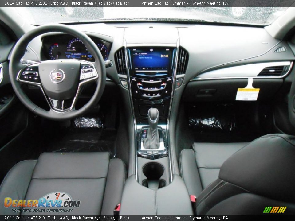 2014 Cadillac ATS 2.0L Turbo AWD Black Raven / Jet Black/Jet Black Photo #10