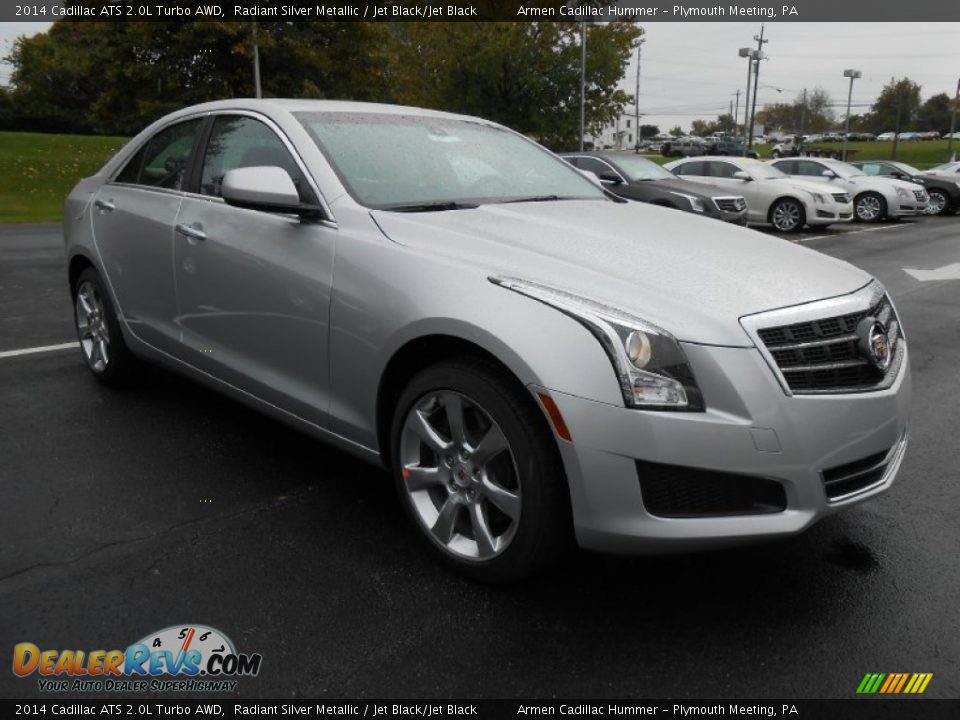 Front 3/4 View of 2014 Cadillac ATS 2.0L Turbo AWD Photo #3
