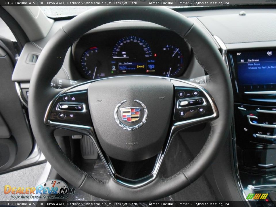 2014 Cadillac ATS 2.0L Turbo AWD Steering Wheel Photo #13