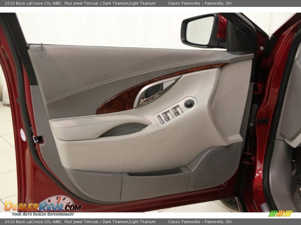 2010 Buick LaCrosse CXL AWD Red Jewel Tintcoat / Dark Titanium/Light Titanium Photo #4