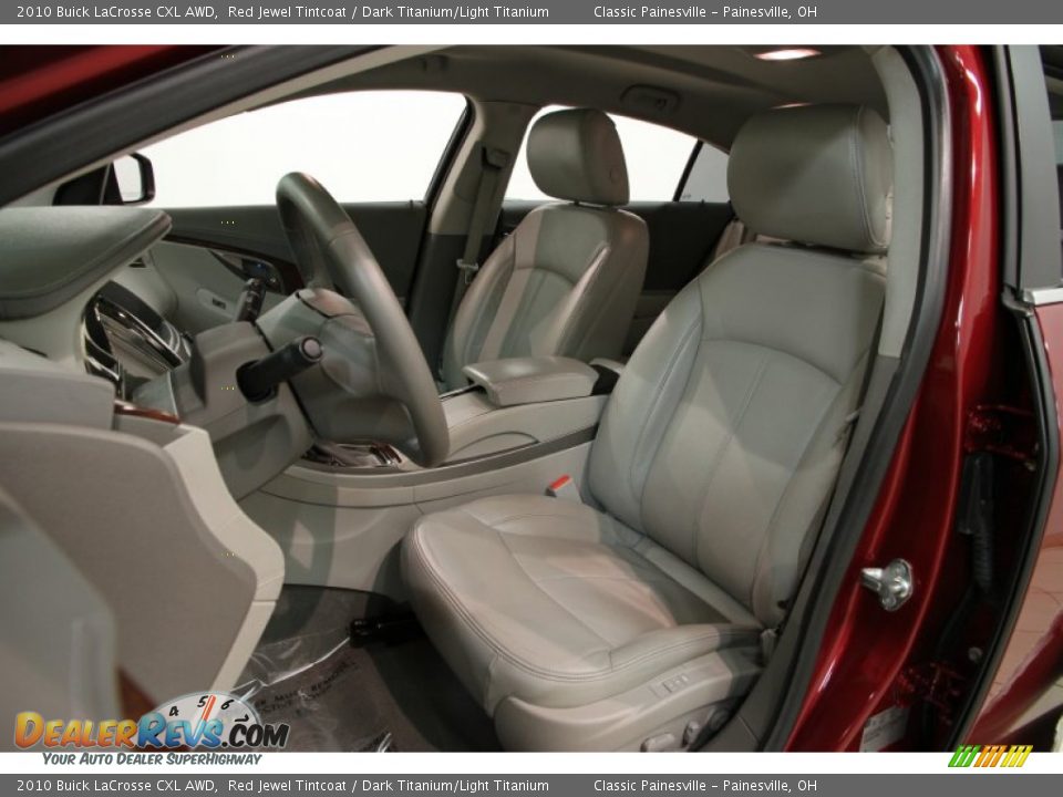 2010 Buick LaCrosse CXL AWD Red Jewel Tintcoat / Dark Titanium/Light Titanium Photo #5