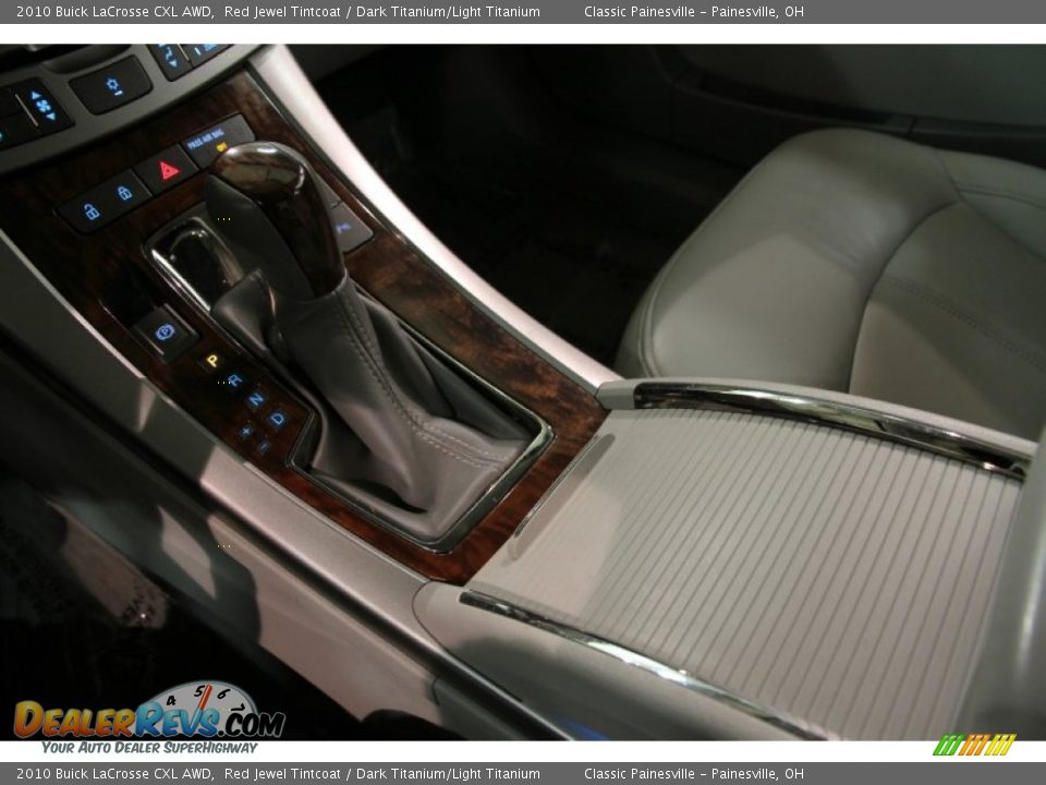 2010 Buick LaCrosse CXL AWD Red Jewel Tintcoat / Dark Titanium/Light Titanium Photo #10