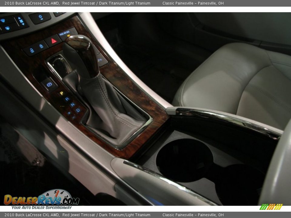 2010 Buick LaCrosse CXL AWD Red Jewel Tintcoat / Dark Titanium/Light Titanium Photo #11