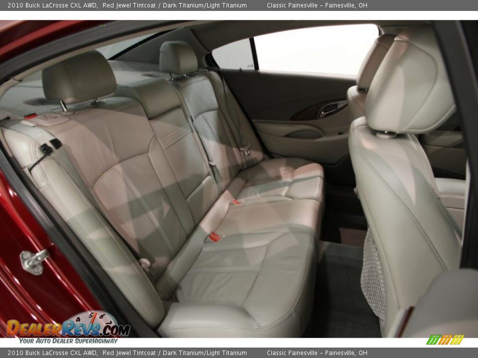 2010 Buick LaCrosse CXL AWD Red Jewel Tintcoat / Dark Titanium/Light Titanium Photo #13