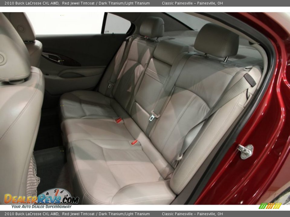 2010 Buick LaCrosse CXL AWD Red Jewel Tintcoat / Dark Titanium/Light Titanium Photo #14