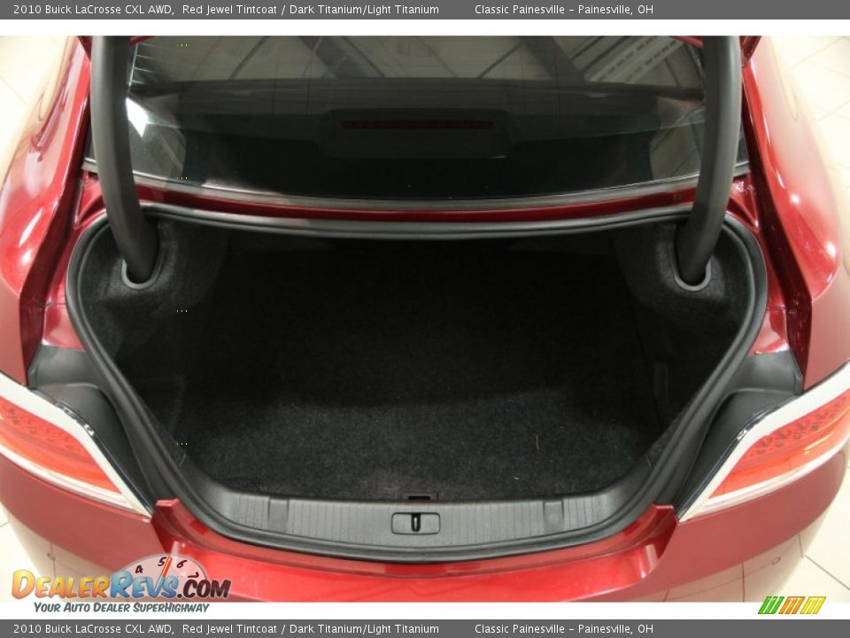 2010 Buick LaCrosse CXL AWD Red Jewel Tintcoat / Dark Titanium/Light Titanium Photo #15