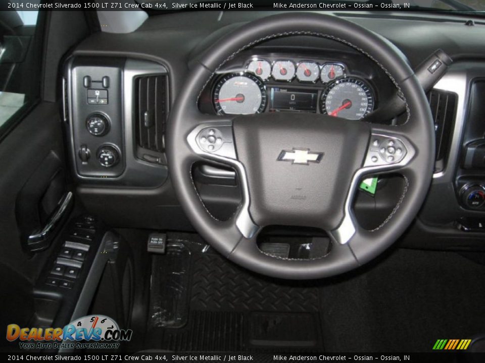 2014 Chevrolet Silverado 1500 LT Z71 Crew Cab 4x4 Silver Ice Metallic / Jet Black Photo #4