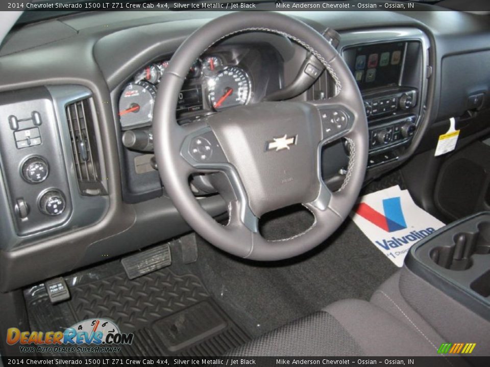 2014 Chevrolet Silverado 1500 LT Z71 Crew Cab 4x4 Silver Ice Metallic / Jet Black Photo #6