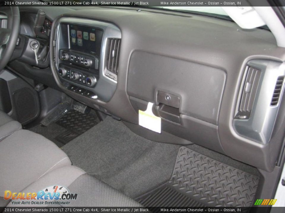 2014 Chevrolet Silverado 1500 LT Z71 Crew Cab 4x4 Silver Ice Metallic / Jet Black Photo #9