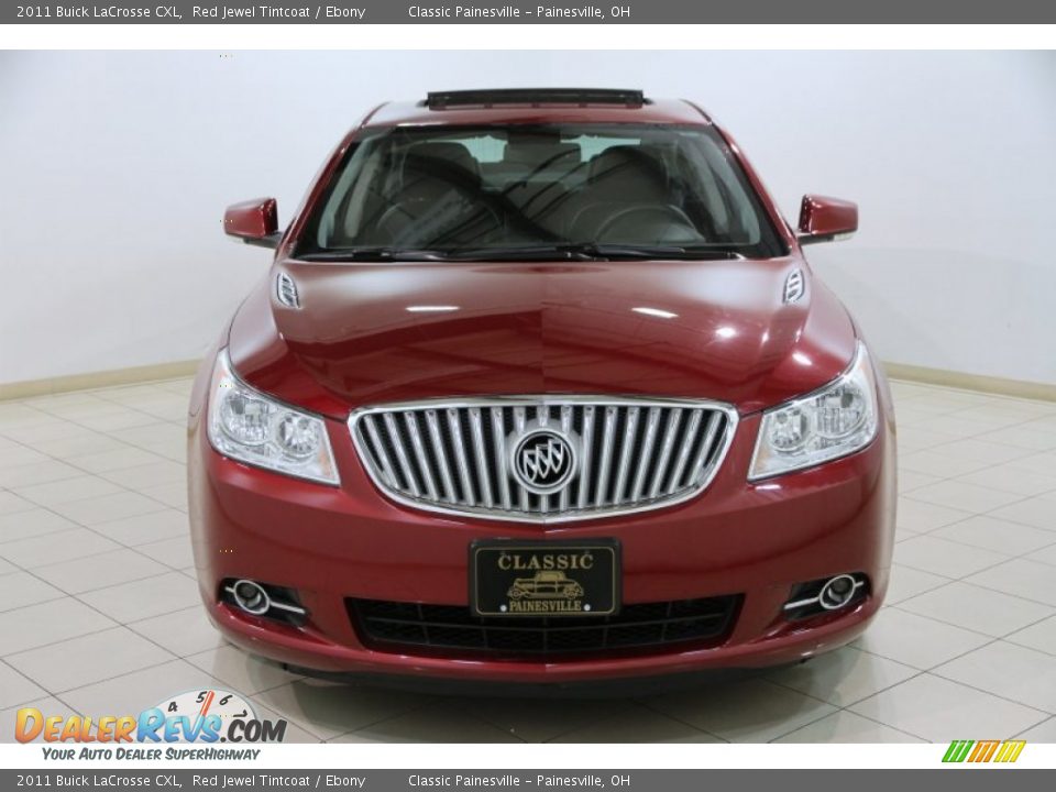2011 Buick LaCrosse CXL Red Jewel Tintcoat / Ebony Photo #2