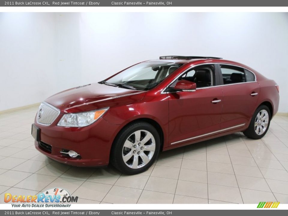 2011 Buick LaCrosse CXL Red Jewel Tintcoat / Ebony Photo #3