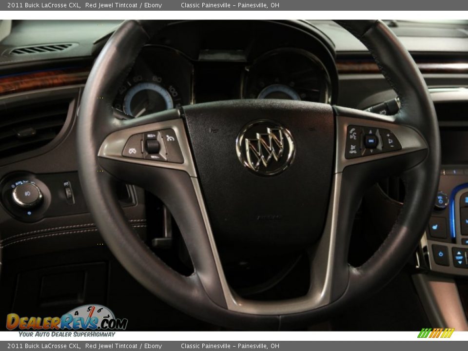 2011 Buick LaCrosse CXL Red Jewel Tintcoat / Ebony Photo #6