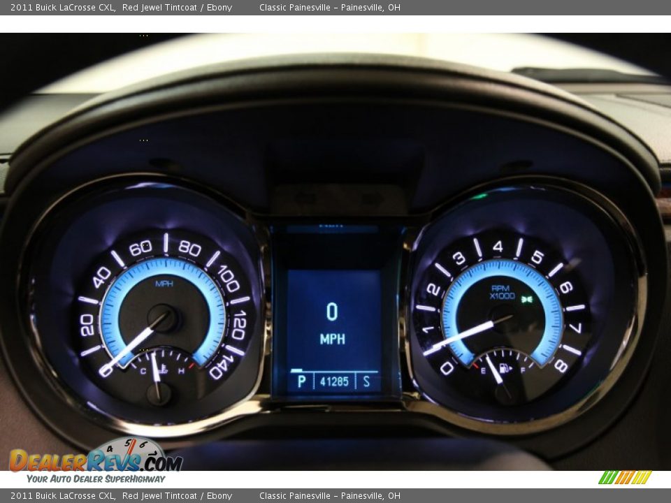 2011 Buick LaCrosse CXL Red Jewel Tintcoat / Ebony Photo #8