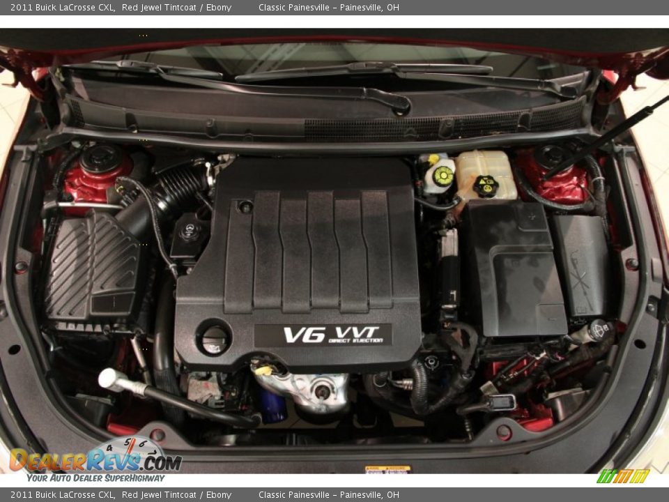 2011 Buick LaCrosse CXL Red Jewel Tintcoat / Ebony Photo #16