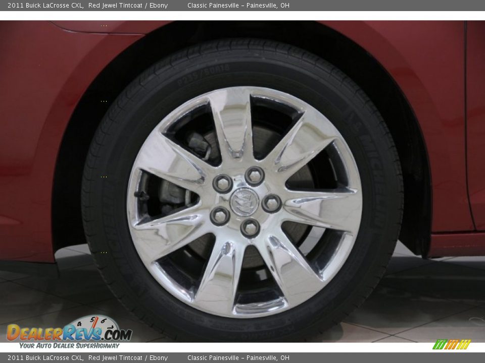 2011 Buick LaCrosse CXL Red Jewel Tintcoat / Ebony Photo #17