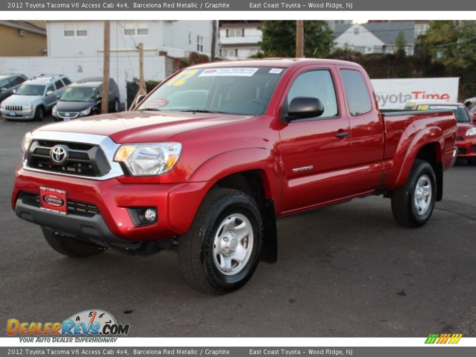 2012 Toyota Tacoma V6 Access Cab 4x4 Barcelona Red Metallic / Graphite Photo #3