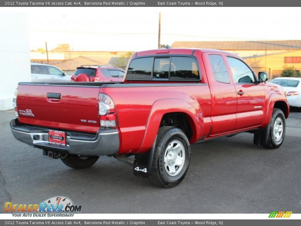 2012 Toyota Tacoma V6 Access Cab 4x4 Barcelona Red Metallic / Graphite Photo #4