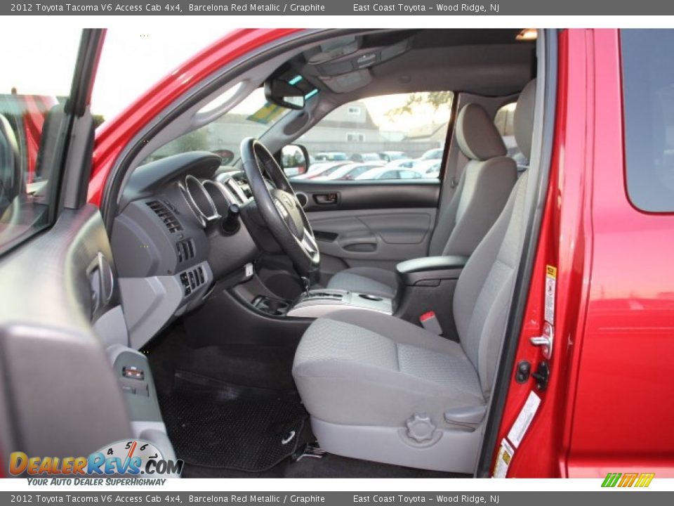 2012 Toyota Tacoma V6 Access Cab 4x4 Barcelona Red Metallic / Graphite Photo #7