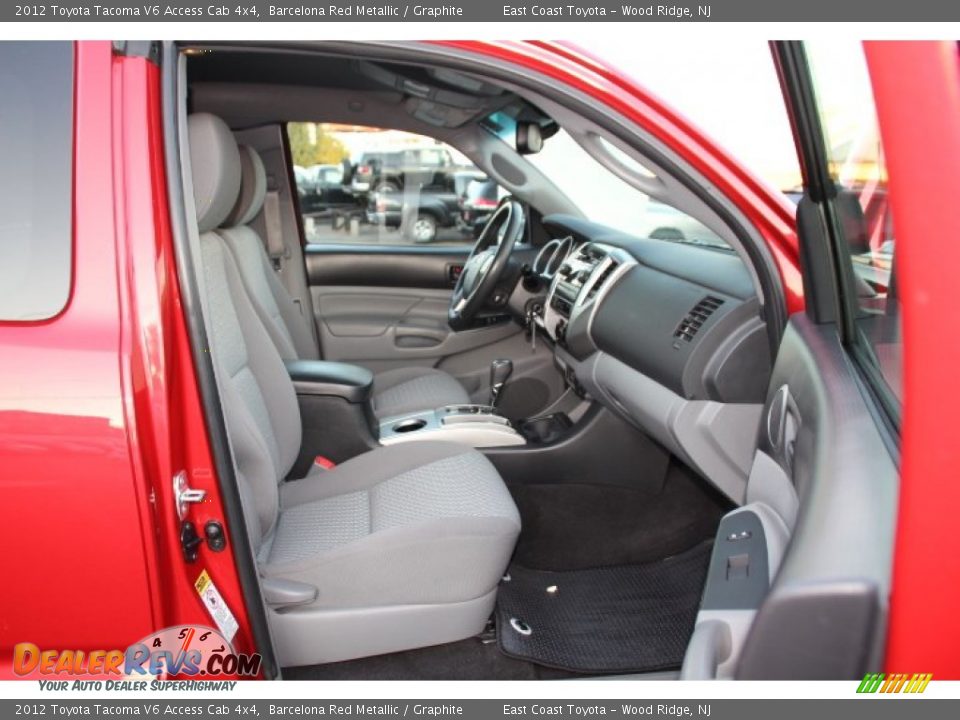 2012 Toyota Tacoma V6 Access Cab 4x4 Barcelona Red Metallic / Graphite Photo #8