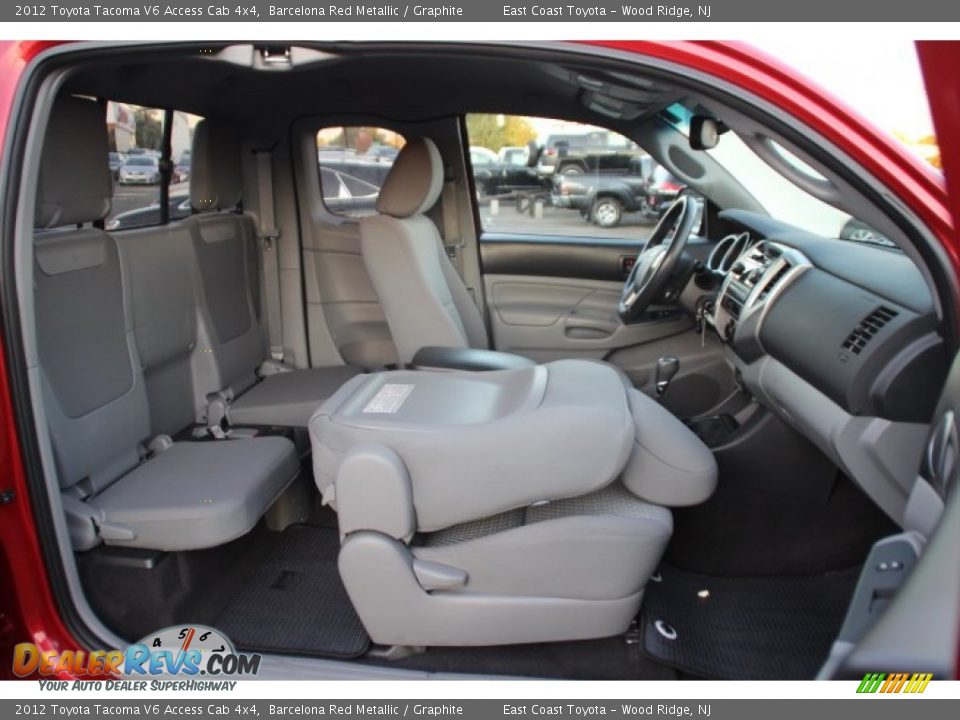 2012 Toyota Tacoma V6 Access Cab 4x4 Barcelona Red Metallic / Graphite Photo #10