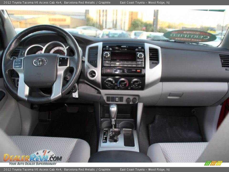 2012 Toyota Tacoma V6 Access Cab 4x4 Barcelona Red Metallic / Graphite Photo #11