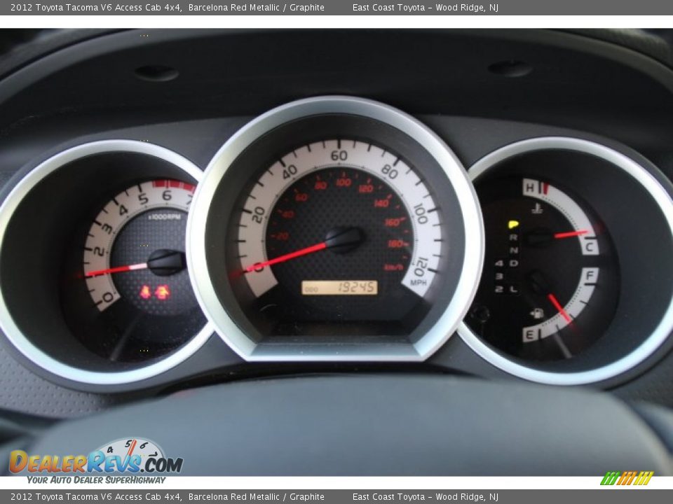 2012 Toyota Tacoma V6 Access Cab 4x4 Barcelona Red Metallic / Graphite Photo #14