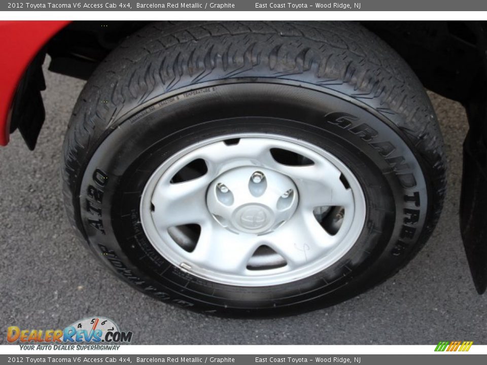 2012 Toyota Tacoma V6 Access Cab 4x4 Barcelona Red Metallic / Graphite Photo #16