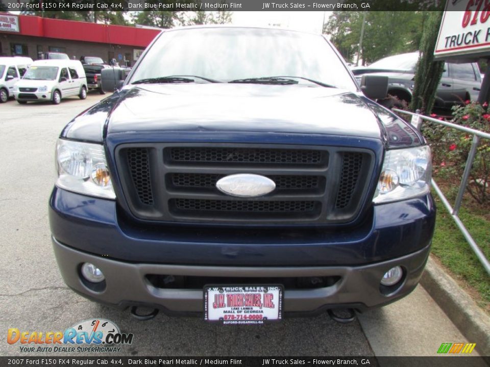 2007 Ford F150 FX4 Regular Cab 4x4 Dark Blue Pearl Metallic / Medium Flint Photo #13