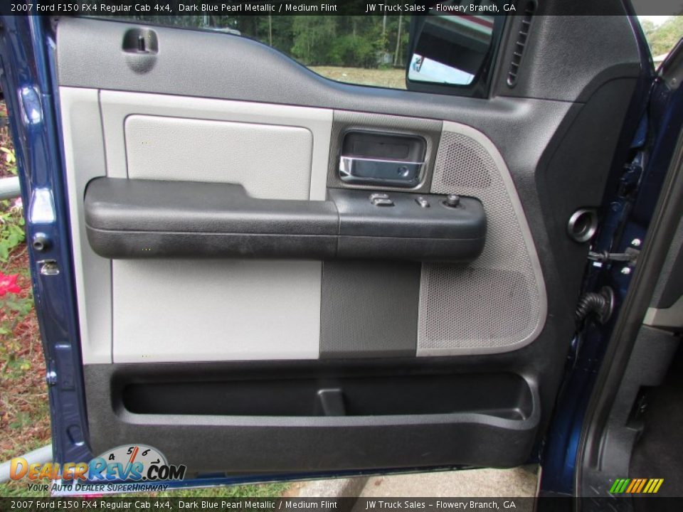 2007 Ford F150 FX4 Regular Cab 4x4 Dark Blue Pearl Metallic / Medium Flint Photo #14