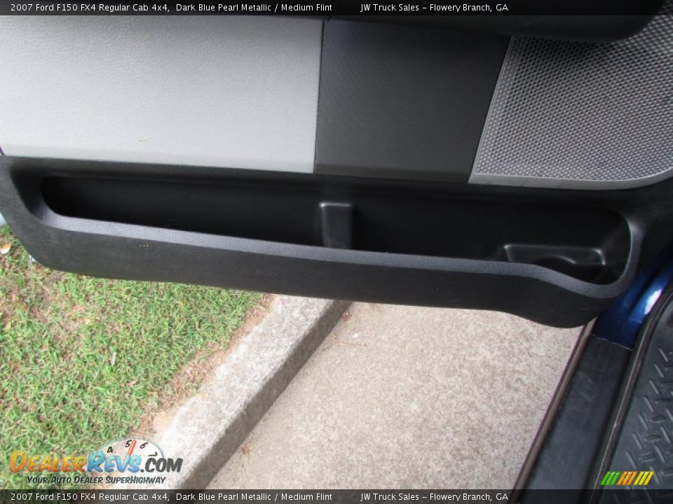 2007 Ford F150 FX4 Regular Cab 4x4 Dark Blue Pearl Metallic / Medium Flint Photo #16