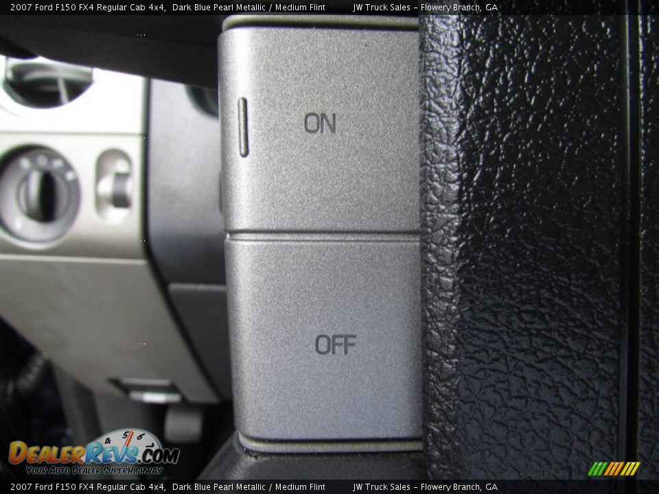 2007 Ford F150 FX4 Regular Cab 4x4 Dark Blue Pearl Metallic / Medium Flint Photo #21