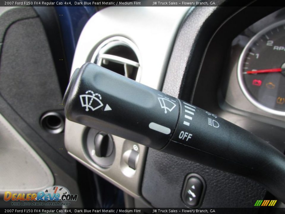 2007 Ford F150 FX4 Regular Cab 4x4 Dark Blue Pearl Metallic / Medium Flint Photo #23