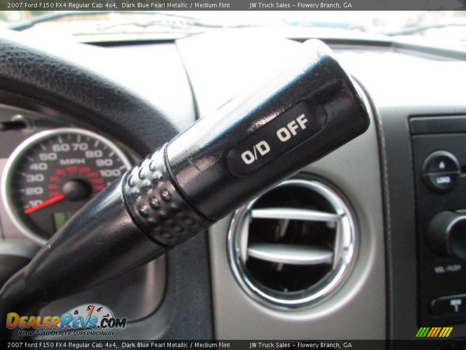 2007 Ford F150 FX4 Regular Cab 4x4 Dark Blue Pearl Metallic / Medium Flint Photo #24