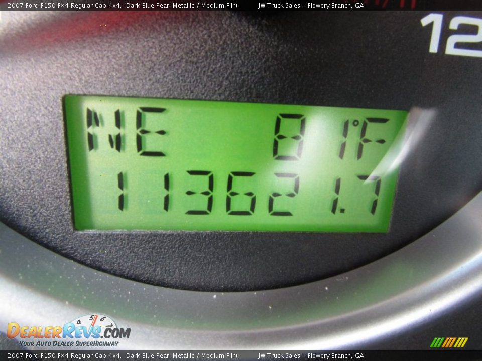 2007 Ford F150 FX4 Regular Cab 4x4 Dark Blue Pearl Metallic / Medium Flint Photo #26