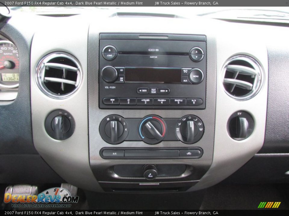 2007 Ford F150 FX4 Regular Cab 4x4 Dark Blue Pearl Metallic / Medium Flint Photo #27