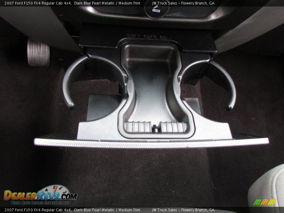 2007 Ford F150 FX4 Regular Cab 4x4 Dark Blue Pearl Metallic / Medium Flint Photo #28
