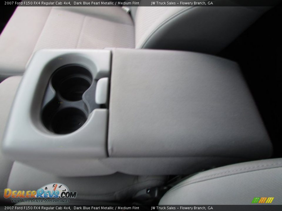 2007 Ford F150 FX4 Regular Cab 4x4 Dark Blue Pearl Metallic / Medium Flint Photo #29