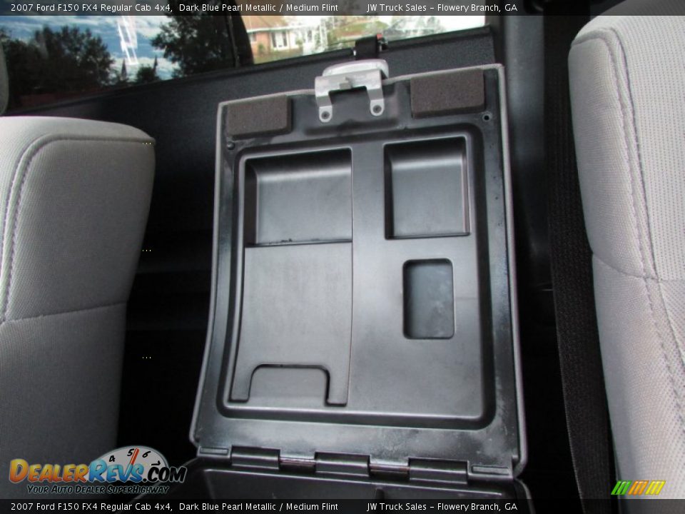 2007 Ford F150 FX4 Regular Cab 4x4 Dark Blue Pearl Metallic / Medium Flint Photo #31