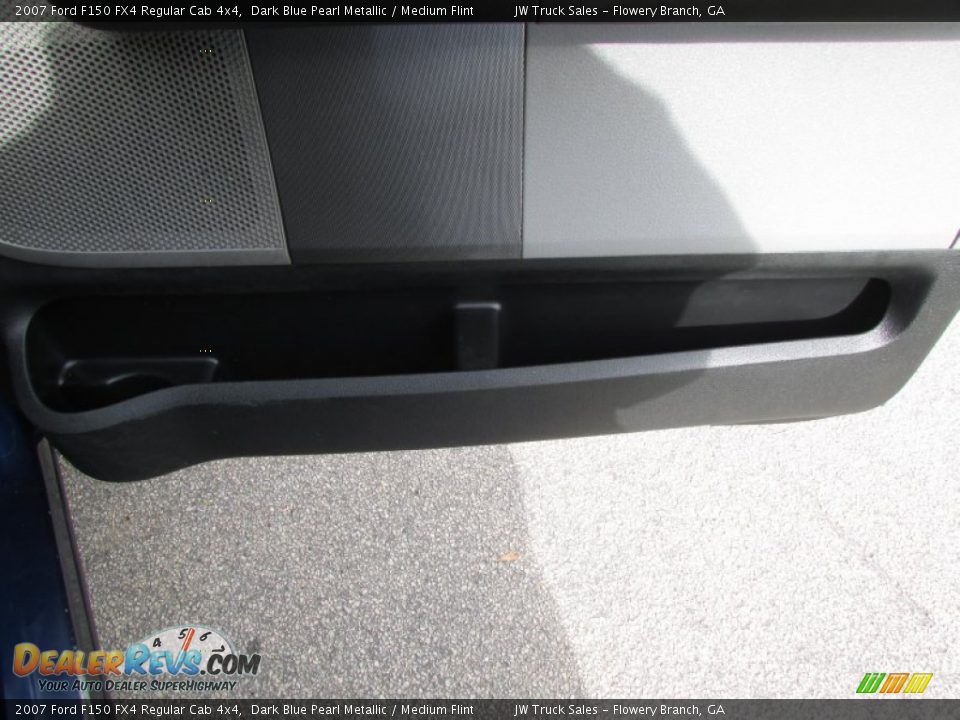 2007 Ford F150 FX4 Regular Cab 4x4 Dark Blue Pearl Metallic / Medium Flint Photo #34
