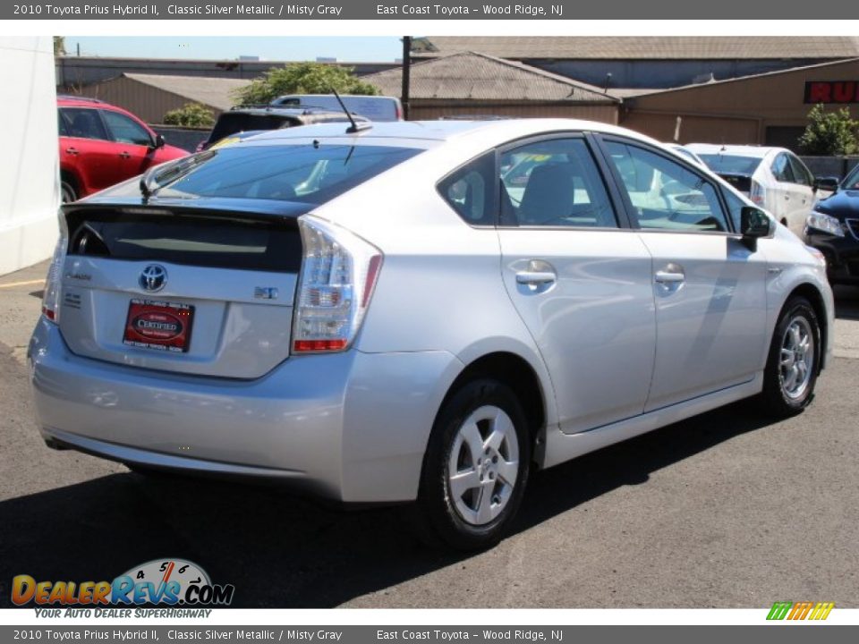2010 Toyota Prius Hybrid II Classic Silver Metallic / Misty Gray Photo #4