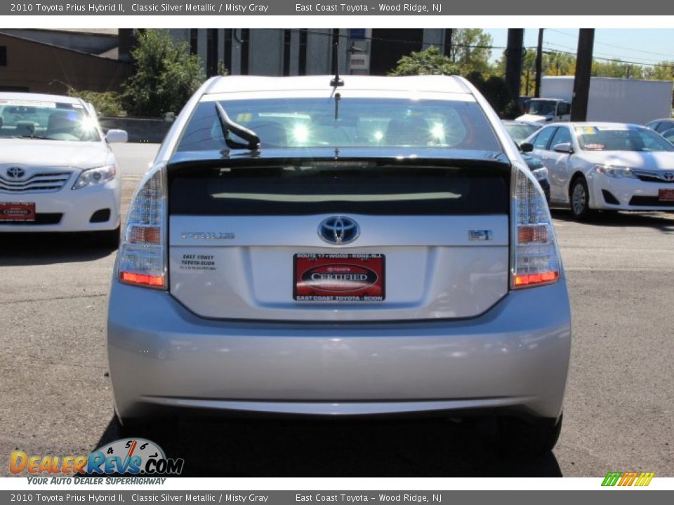 2010 Toyota Prius Hybrid II Classic Silver Metallic / Misty Gray Photo #5