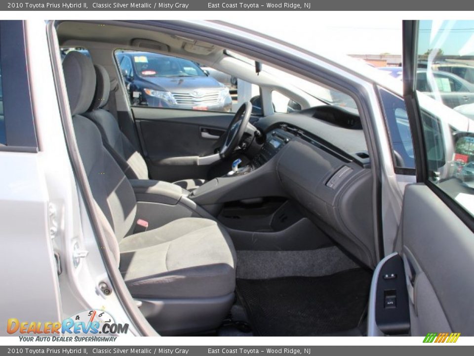 2010 Toyota Prius Hybrid II Classic Silver Metallic / Misty Gray Photo #8