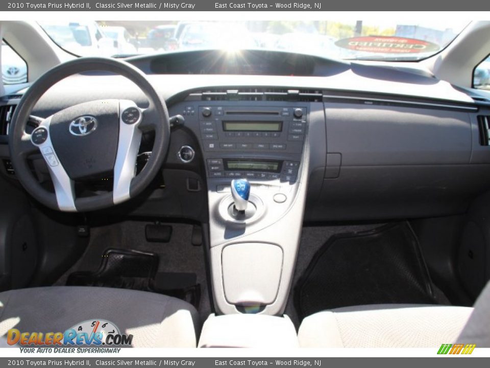 2010 Toyota Prius Hybrid II Classic Silver Metallic / Misty Gray Photo #10