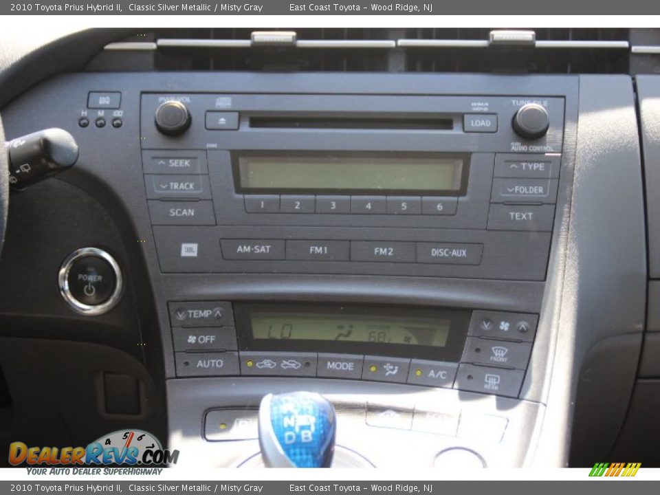 2010 Toyota Prius Hybrid II Classic Silver Metallic / Misty Gray Photo #11